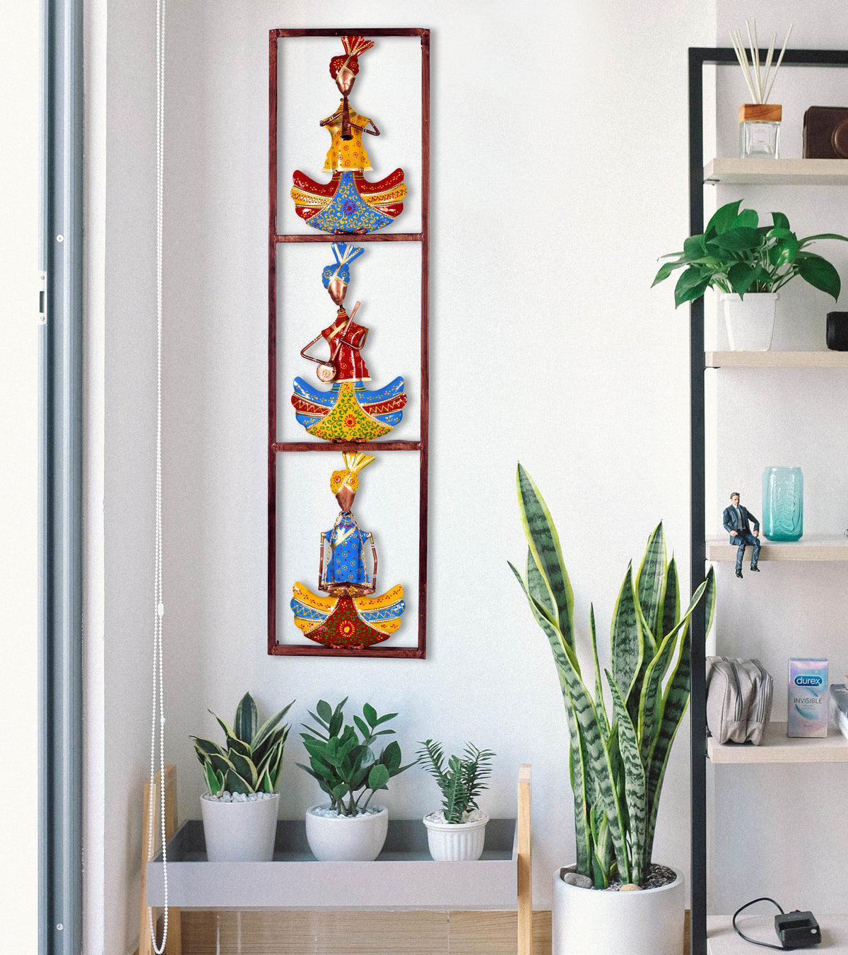 Metal Musician Sardar Tribal Wall Art for Living Room & Office
