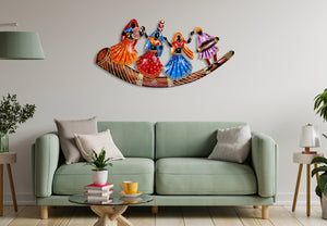 Metal Tribal Women Wall Decor for Home Decor & Living Room