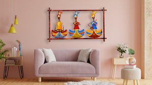 Metal Musician Sardar Tribal Wall Art for Living Room & Bedroom