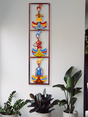 Metal Musician Sardar Tribal Wall Art for Living Room & Office