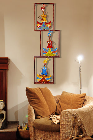 Metal Musician Sardar Tribal Wall Art for Living Room & Office