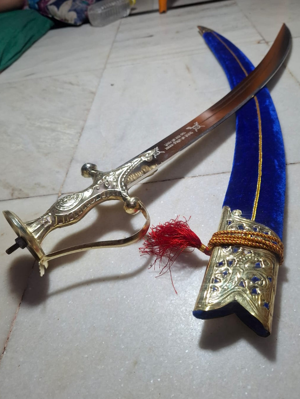 Sirohi Style Dulhe Raja Sword 36 Inch For Indian Wedding Decoration & Groom Decor
