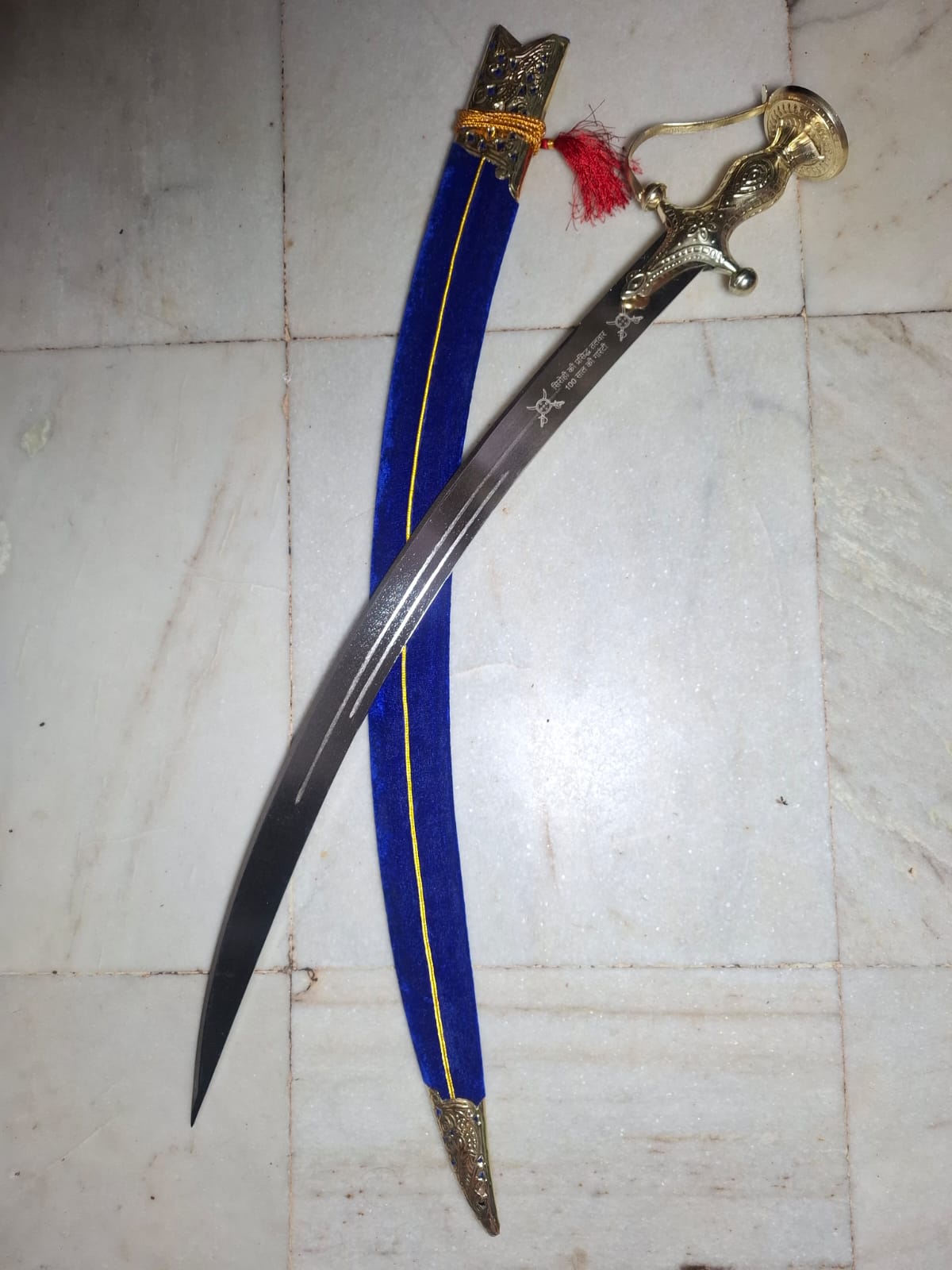 Sirohi Style Dulhe Raja Sword 36 Inch For Indian Wedding Decoration & Groom Decor