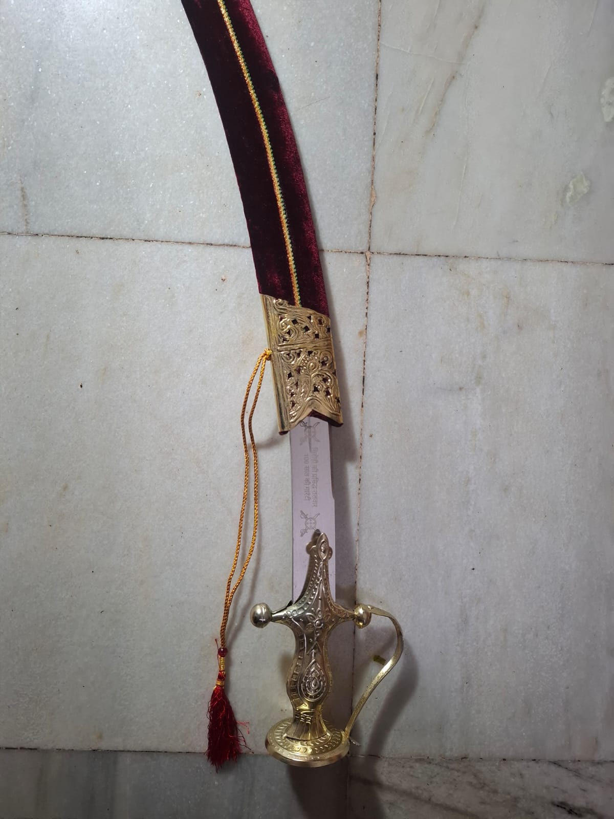 Royal Dulhe Raja Sword 36 Inch | Indian Wedding Decor | Traditional Groom Wedding Decoration
