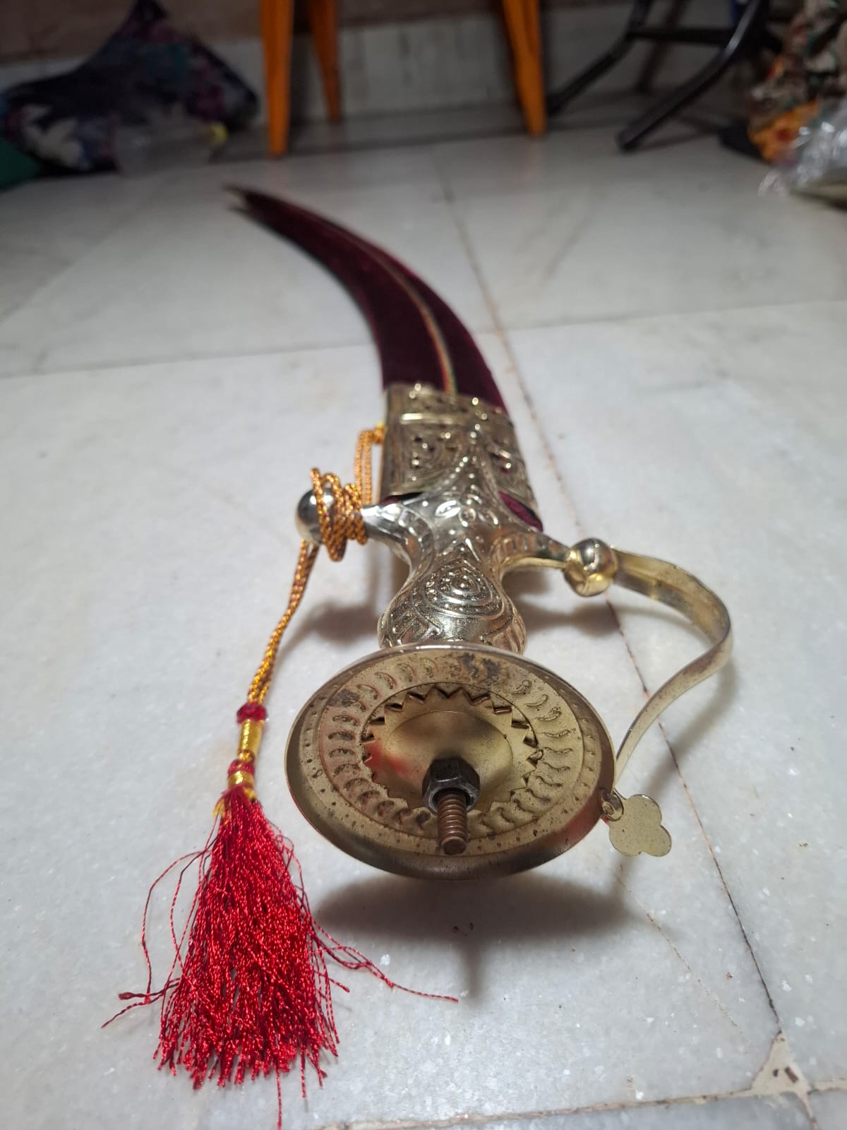 Royal Dulhe Raja Sword 36 Inch | Indian Wedding Decor | Traditional Groom Wedding Decoration