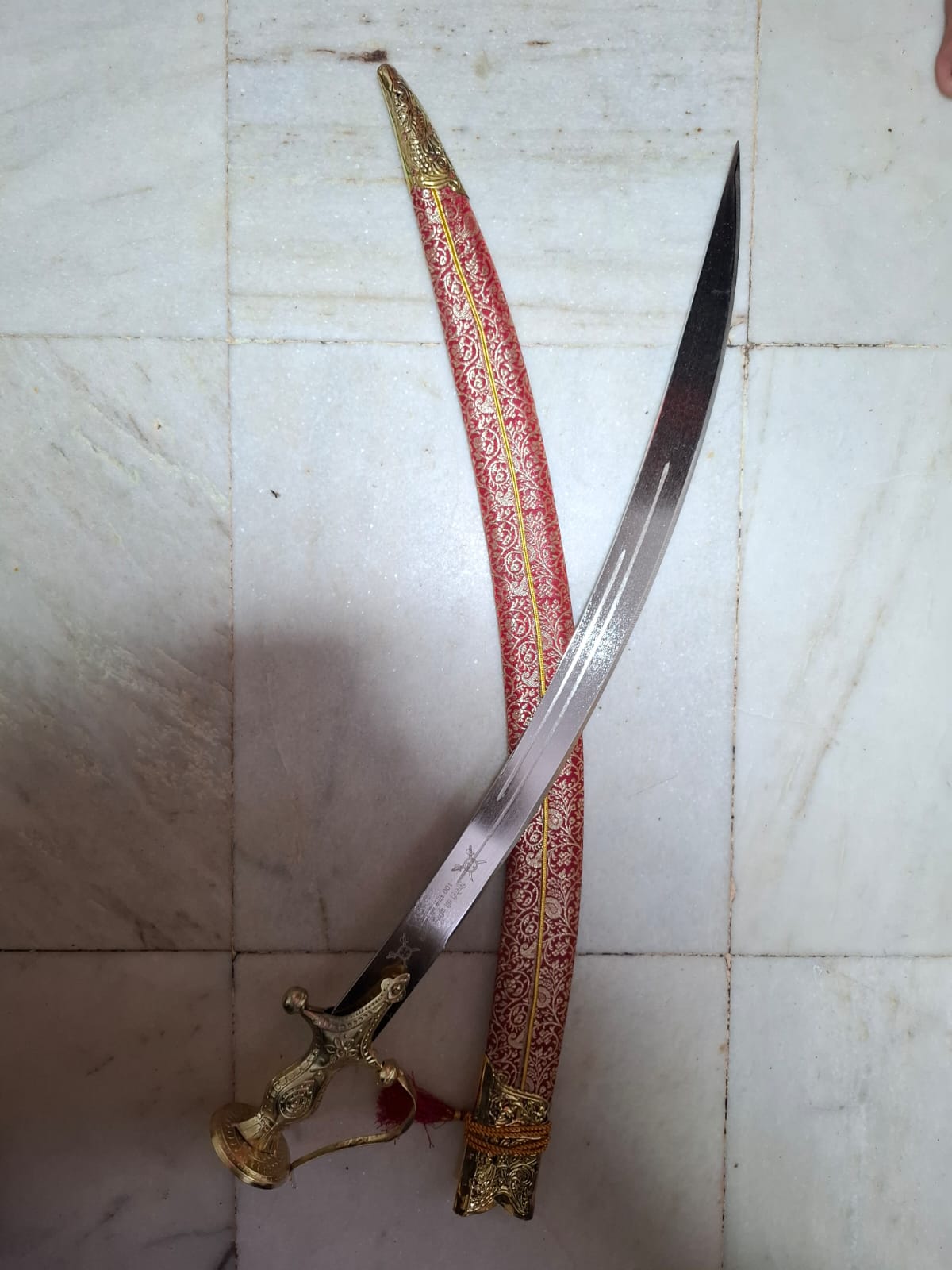 Indian Groom Wedding Sword 36 Inch | Dulhe Raja Royal Decoration | Wedding Showpiece