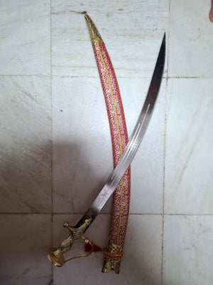 Indian Groom Wedding Sword 36 Inch | Dulhe Raja Royal Decoration | Wedding Showpiece