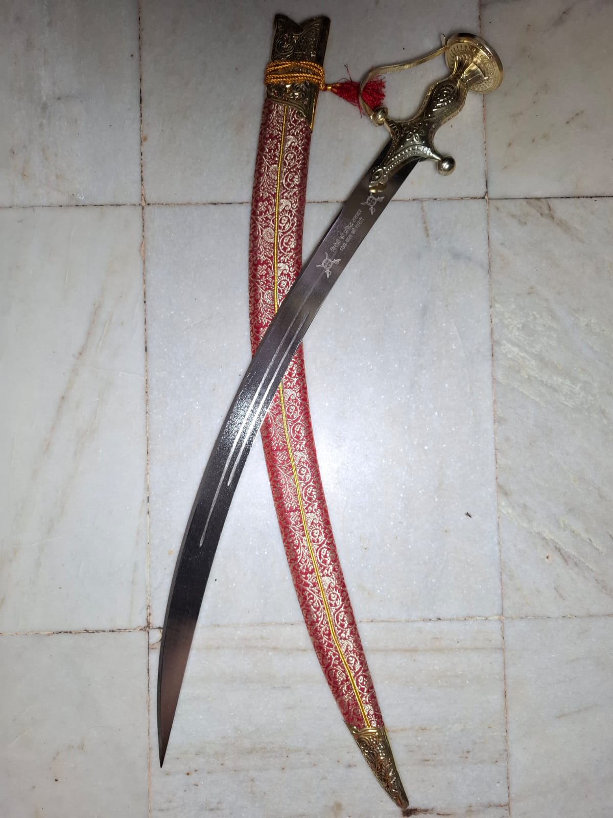 Indian Groom Wedding Sword 36 Inch | Dulhe Raja Royal Decoration | Wedding Showpiece